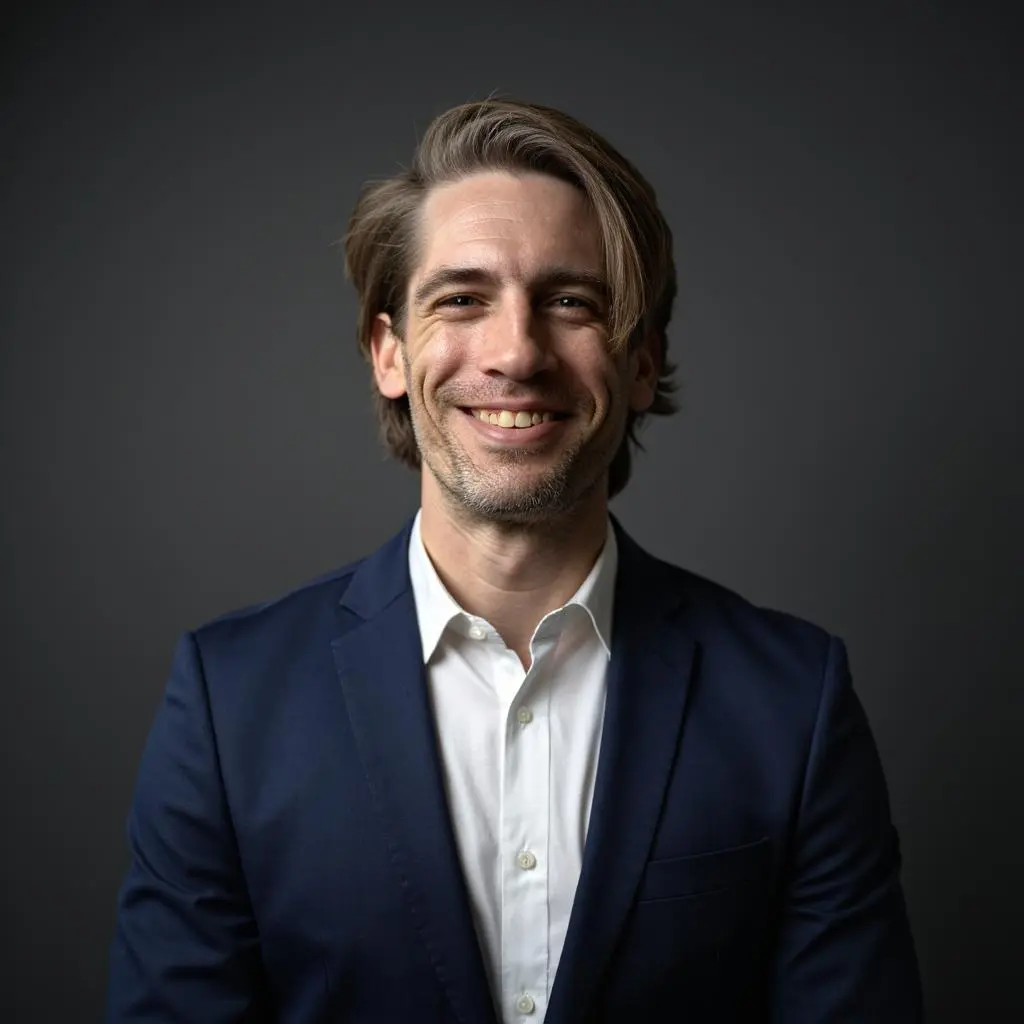 AI-generated image of Rasmus Nielsen