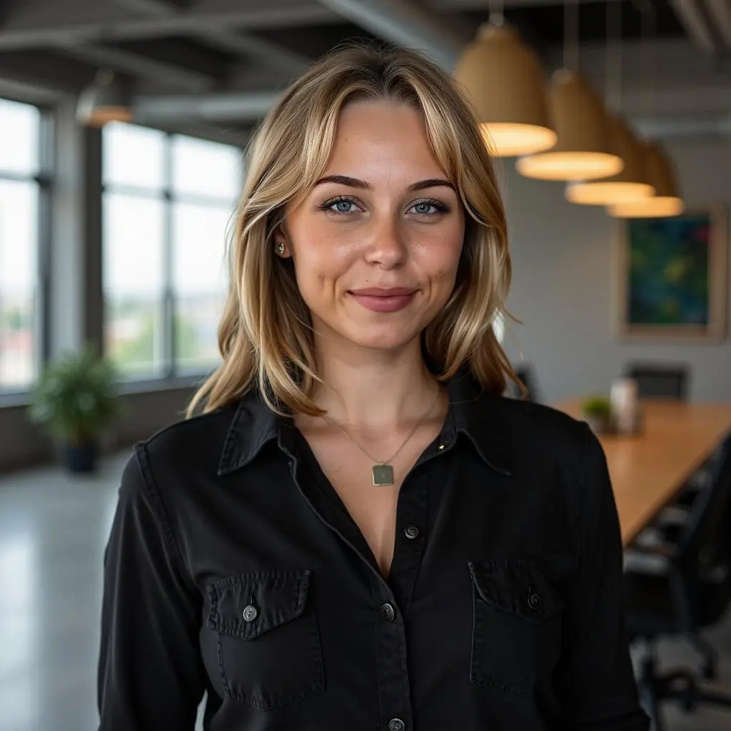 Professionelt headshot eksempel